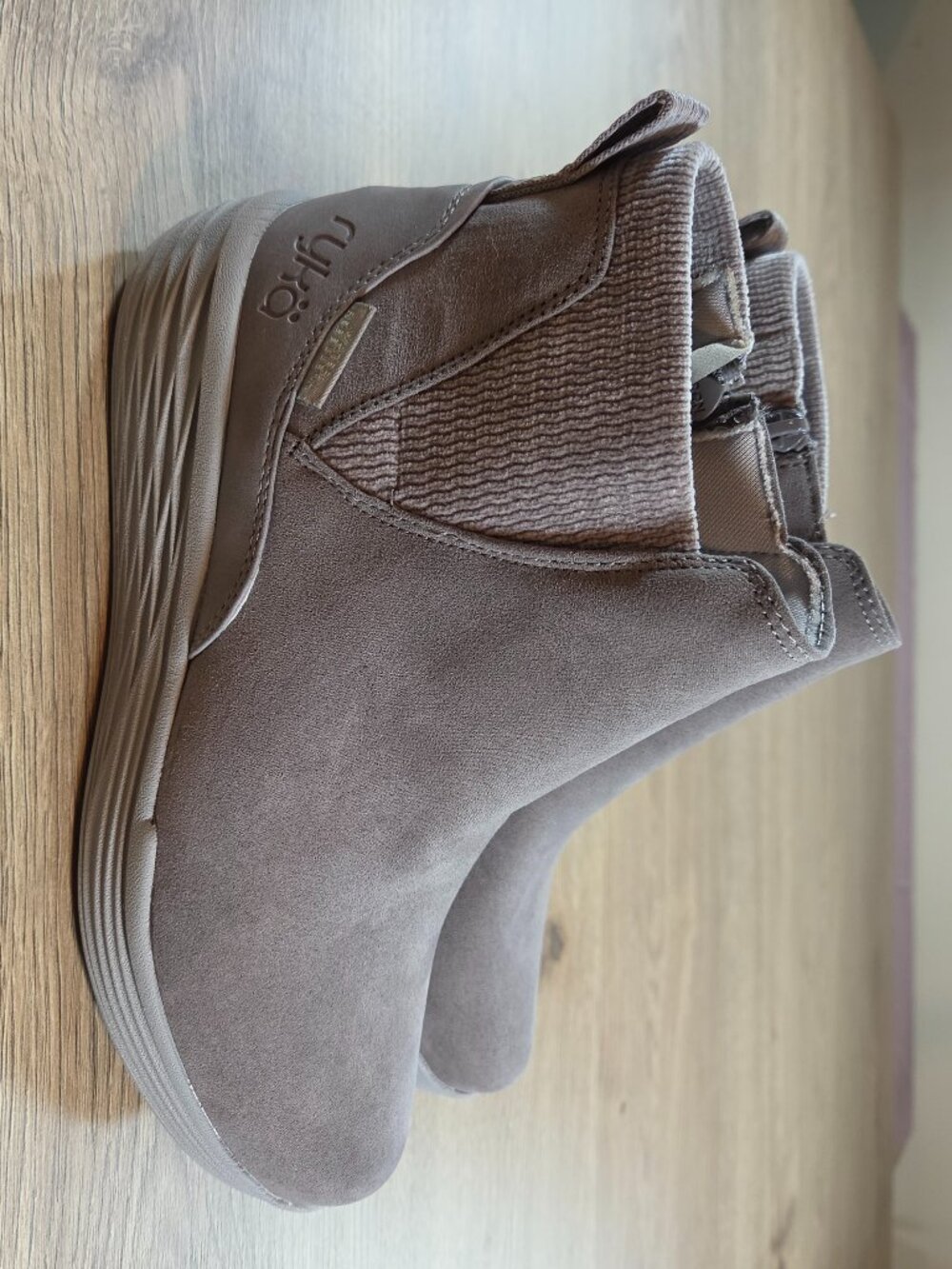 Ryka Noelle Next Water‎ Repellent Ankle Boots Sky Grey Women's Size 7.5M NEW - Picture 2 of 12